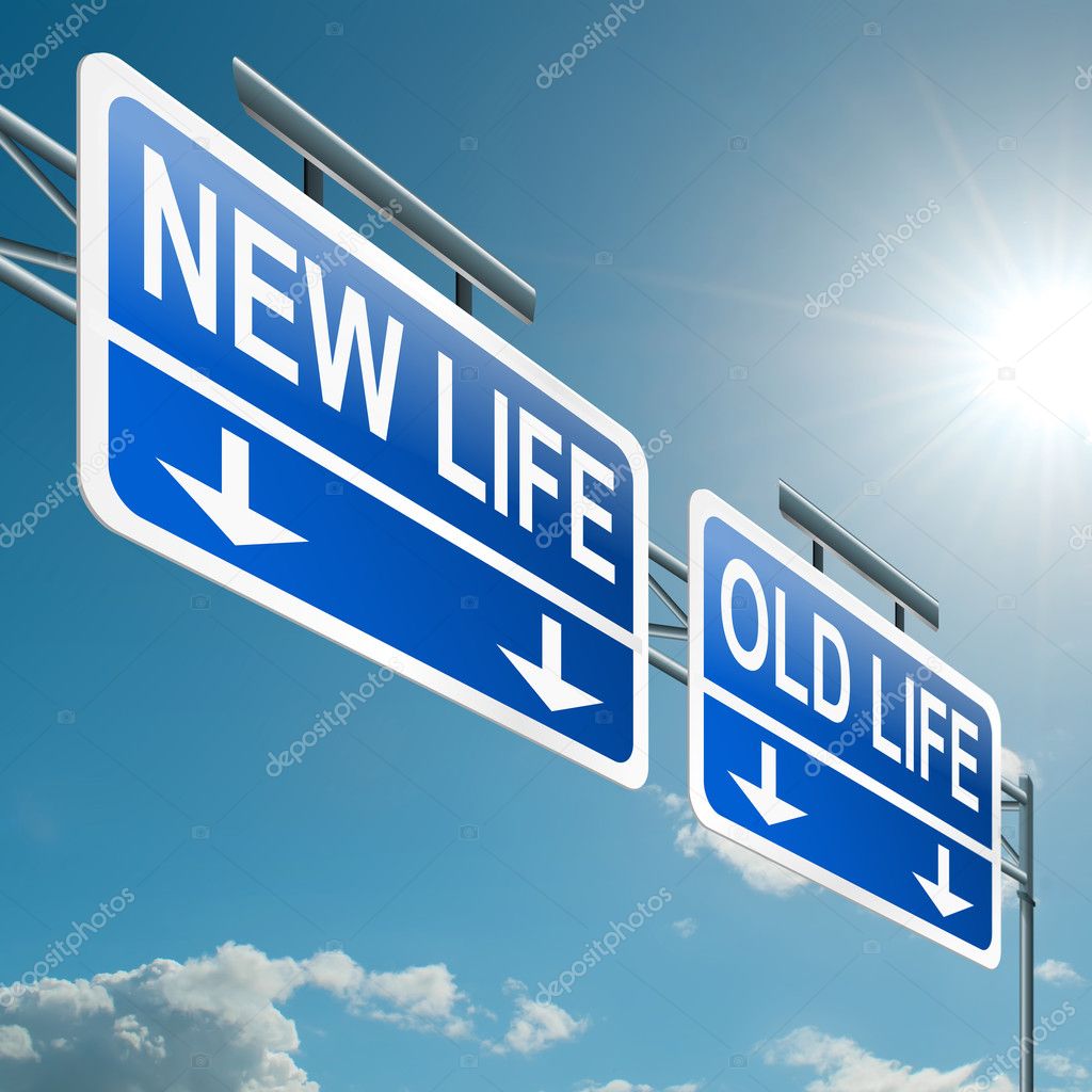 New or old life.
