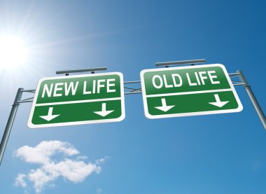New or old life. clipart