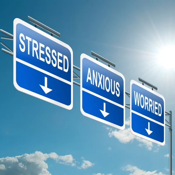 Concepto de estrés . — Foto de Stock