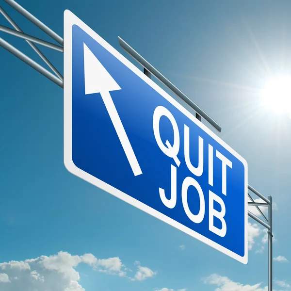 Quit job. — Stock Photo, Image