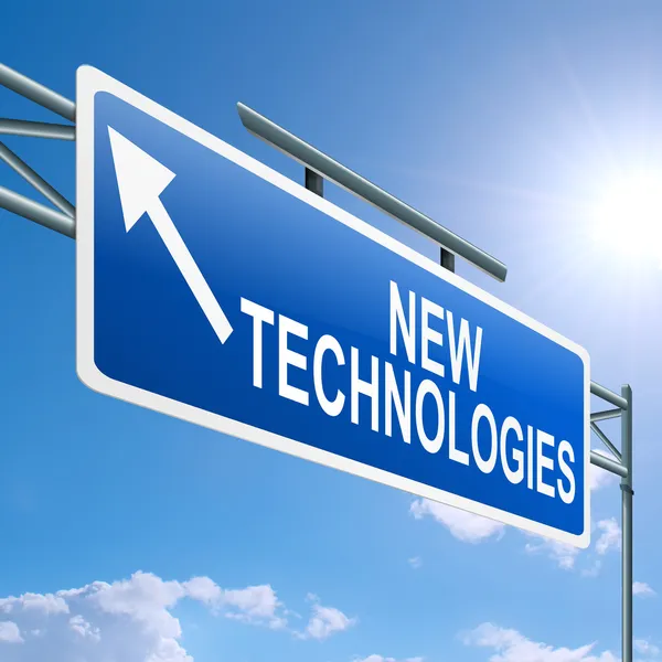 Konzept für neue Technologien. — Stockfoto