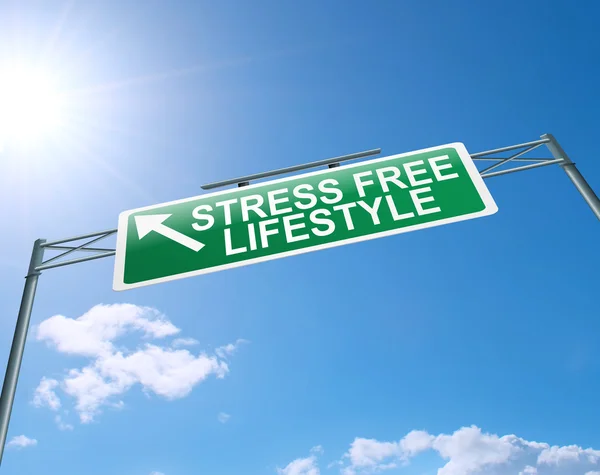 Stress fri livsstil. — Stockfoto
