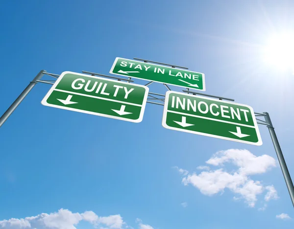 Guilty or innocent. — Stock Photo, Image