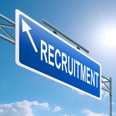Recruitment concept. clipart