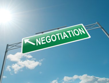 Negotiation concept.