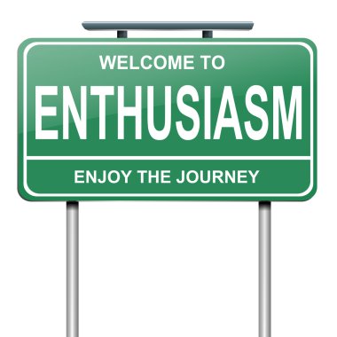 Enthusiasm concept. clipart