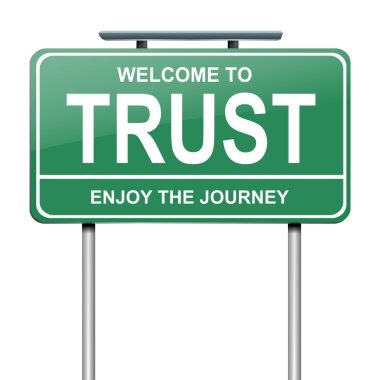 Trust concept. clipart