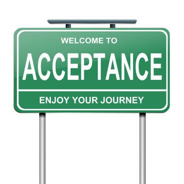 Acceptance concept. clipart