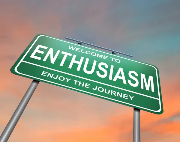 Enthusiasm concept. — Stock Photo, Image