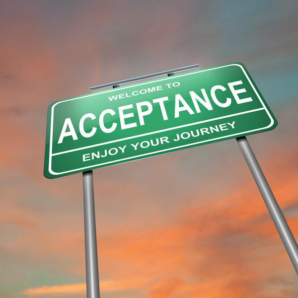Acceptance concept.