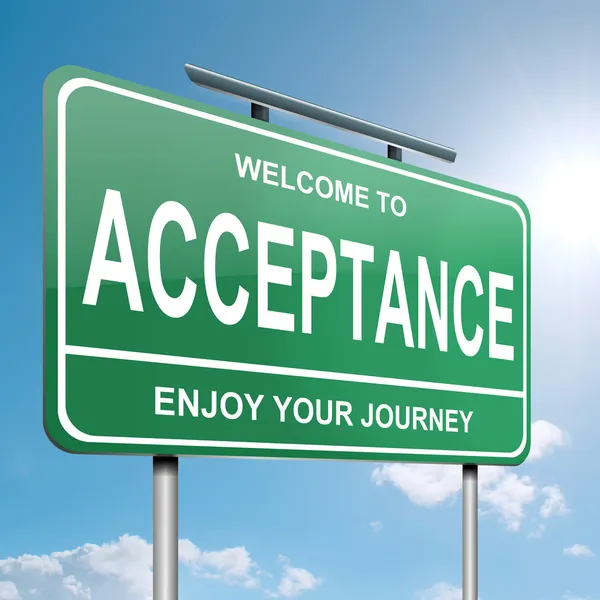Acceptance concept. — Stock Photo, Image