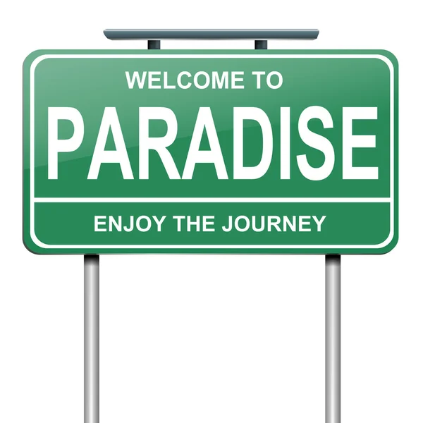 Paradise concept. — Stock Photo, Image
