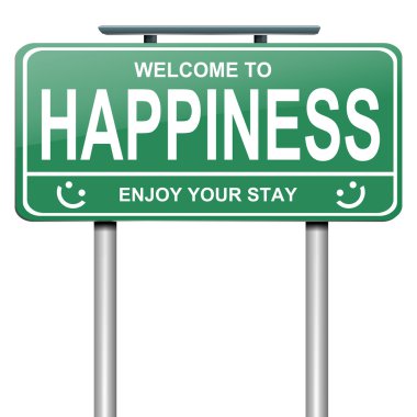 Happiness concept. clipart