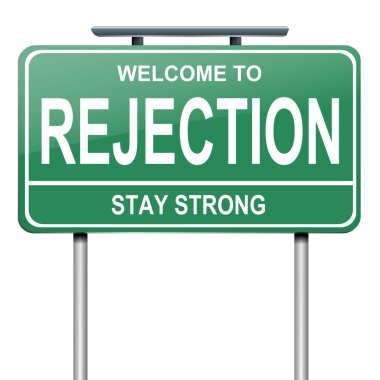 Rejection concept. clipart