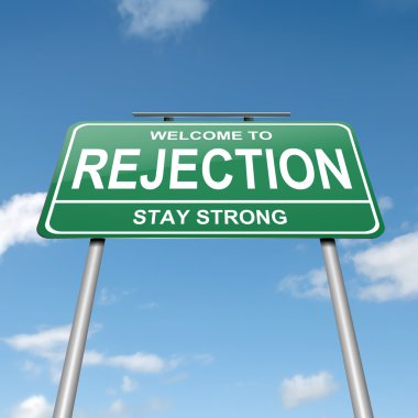 Rejection concept. clipart