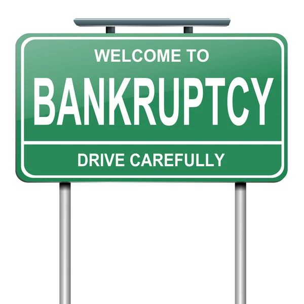 Концепция банкротства . — стоковое фото