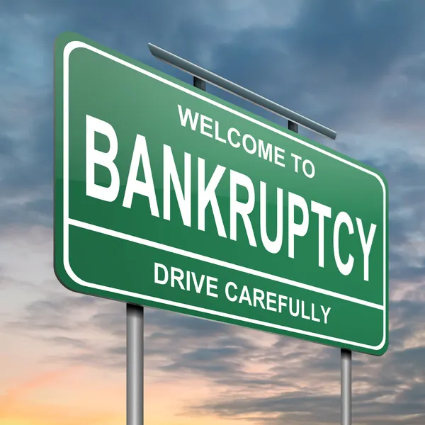 Bankruptcy concept. — Stock Photo, Image