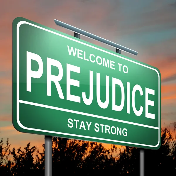 Prejudice concept. — Stock Photo, Image