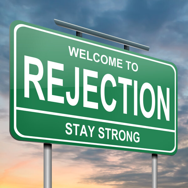 Rejection concept.