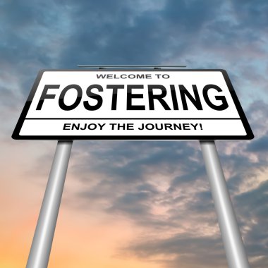 Fostering concept. clipart