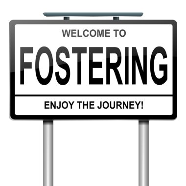 Fostering concept. clipart