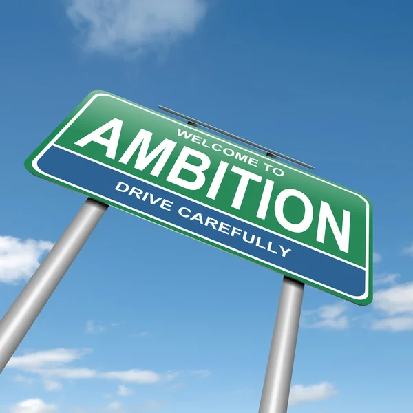 Conceito de ambição . — Fotografia de Stock