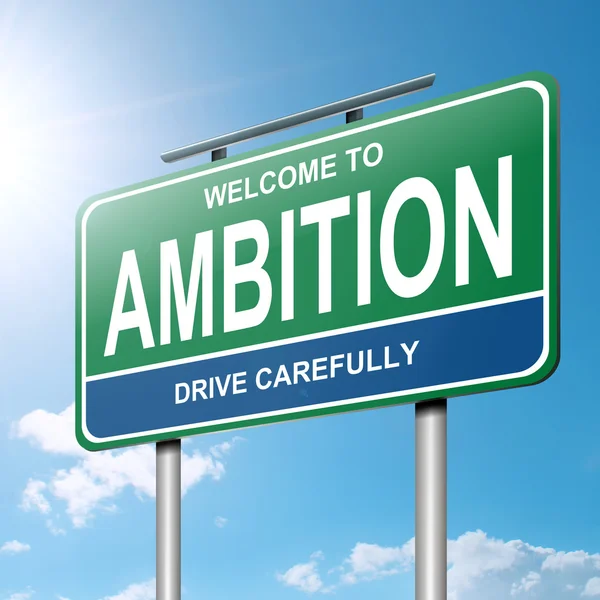 Concept d'ambition . — Photo