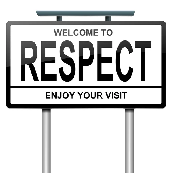 Respect concept. — Stock Photo, Image