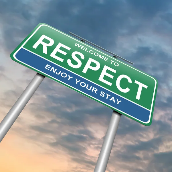 Concepto de respeto . —  Fotos de Stock