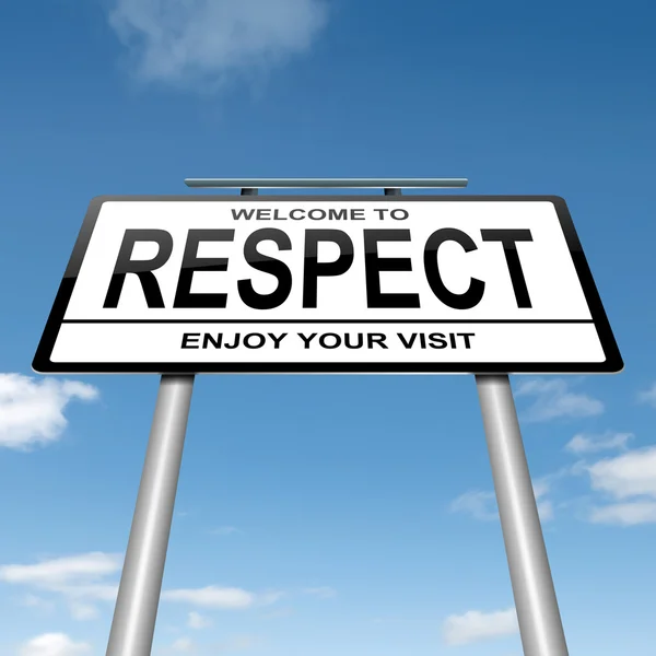 Concepto de respeto . — Foto de Stock
