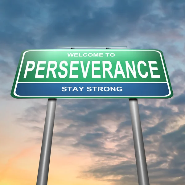 Conceito de perseverança . — Fotografia de Stock
