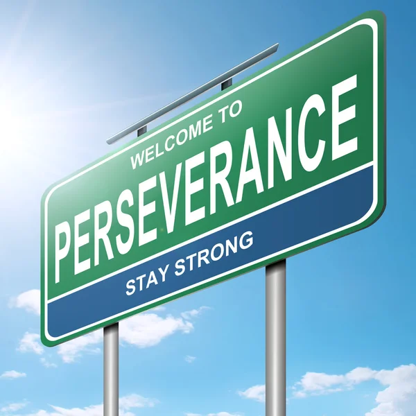 Conceito de perseverança . — Fotografia de Stock