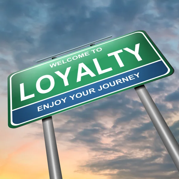 Loyaliteit concept. — Stockfoto