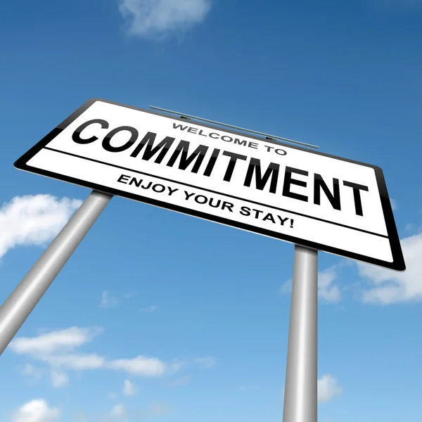 Commitment concept. — Stock Photo, Image