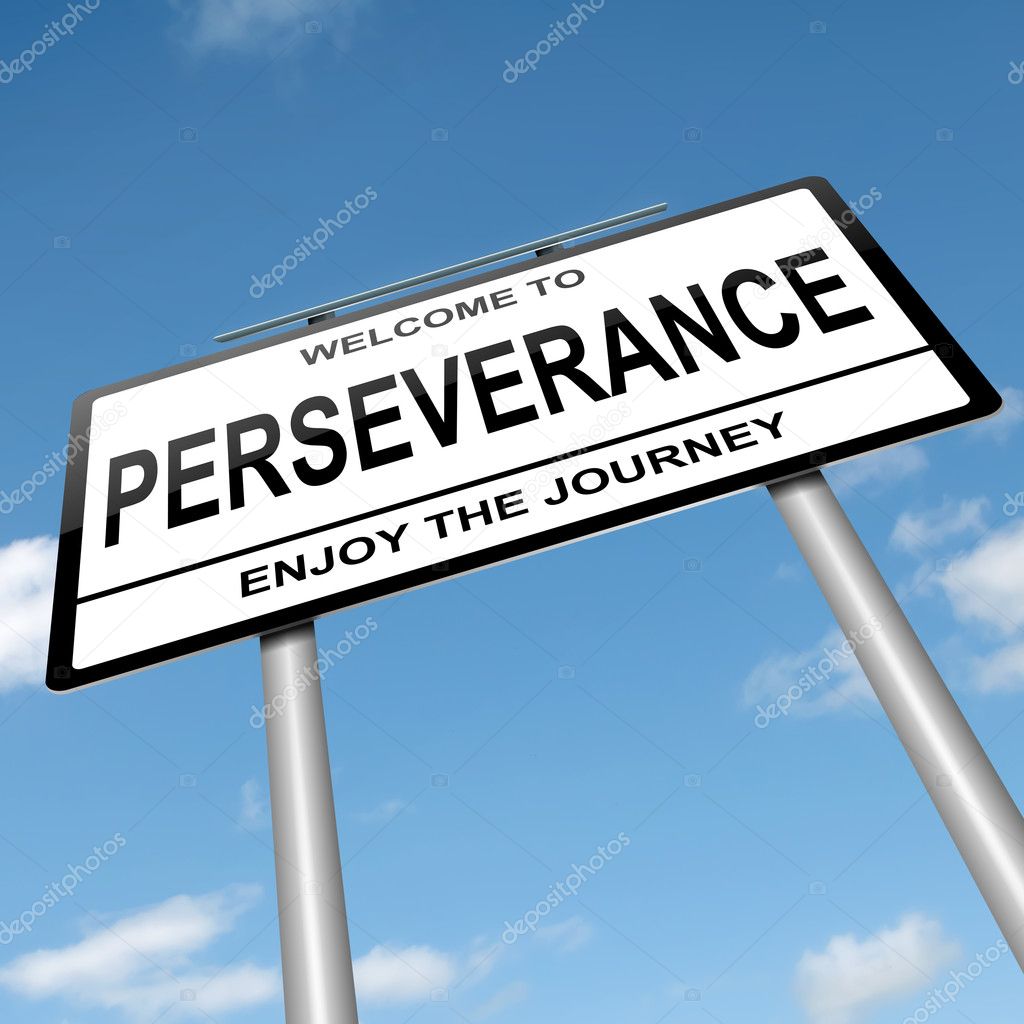 Perseverance concept.