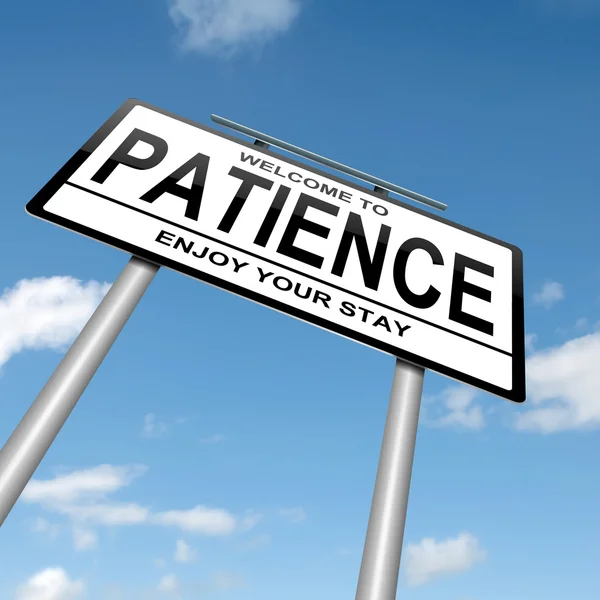 Concept de patience . — Photo