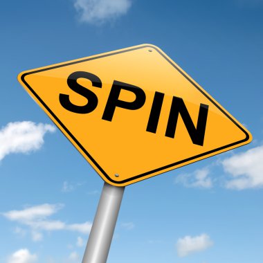 Spin concept. clipart