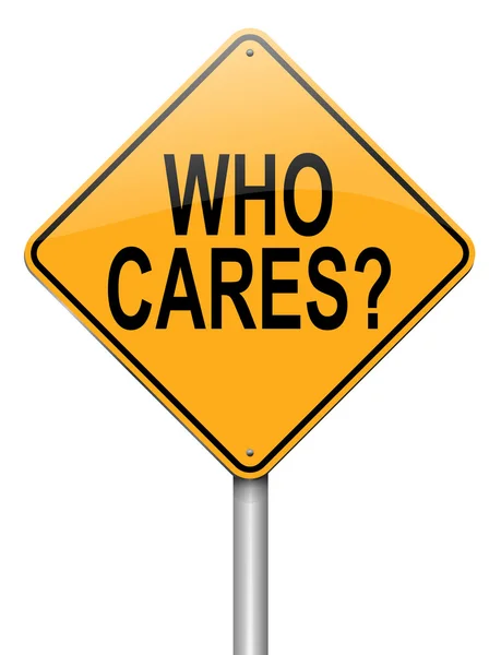 Who cares. — Stock Photo, Image