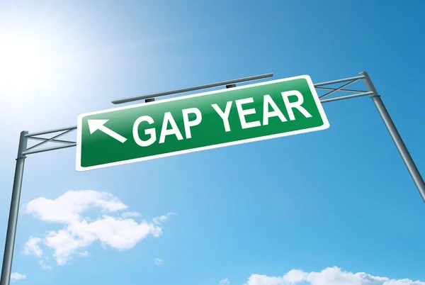 Gap year concept. — Stock Photo, Image