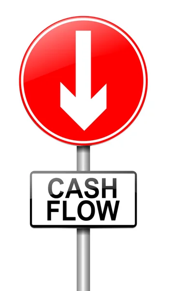 Cash-flow koncepce. — Stock fotografie