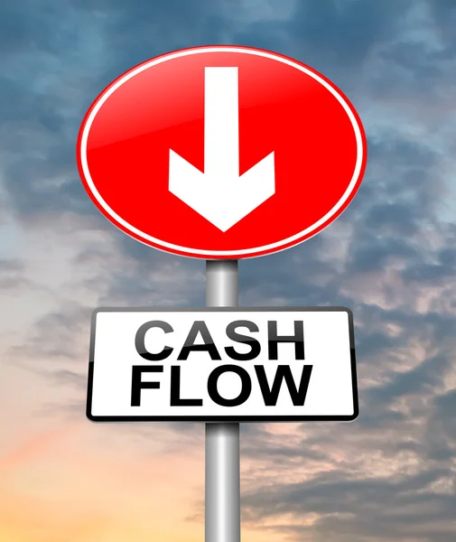 Cash-flow koncepce. — Stock fotografie