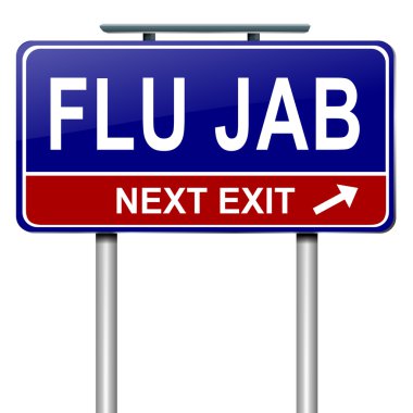 Flu alert concept. clipart