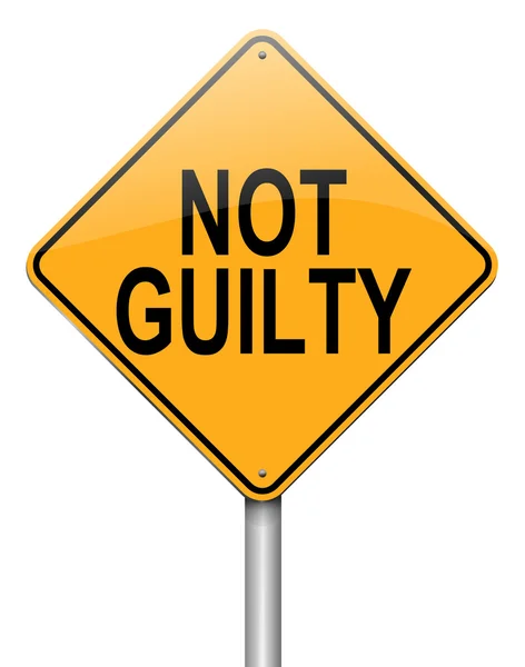 Not guilty concept. — Stock Photo, Image