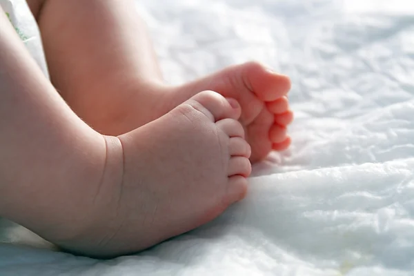 Ножки младенца. — Stock Photo, Image