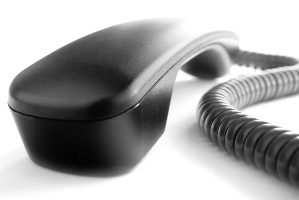 Telefone em preto — Fotografia de Stock