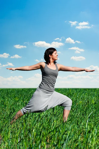 Treinamento de ioga — Fotografia de Stock