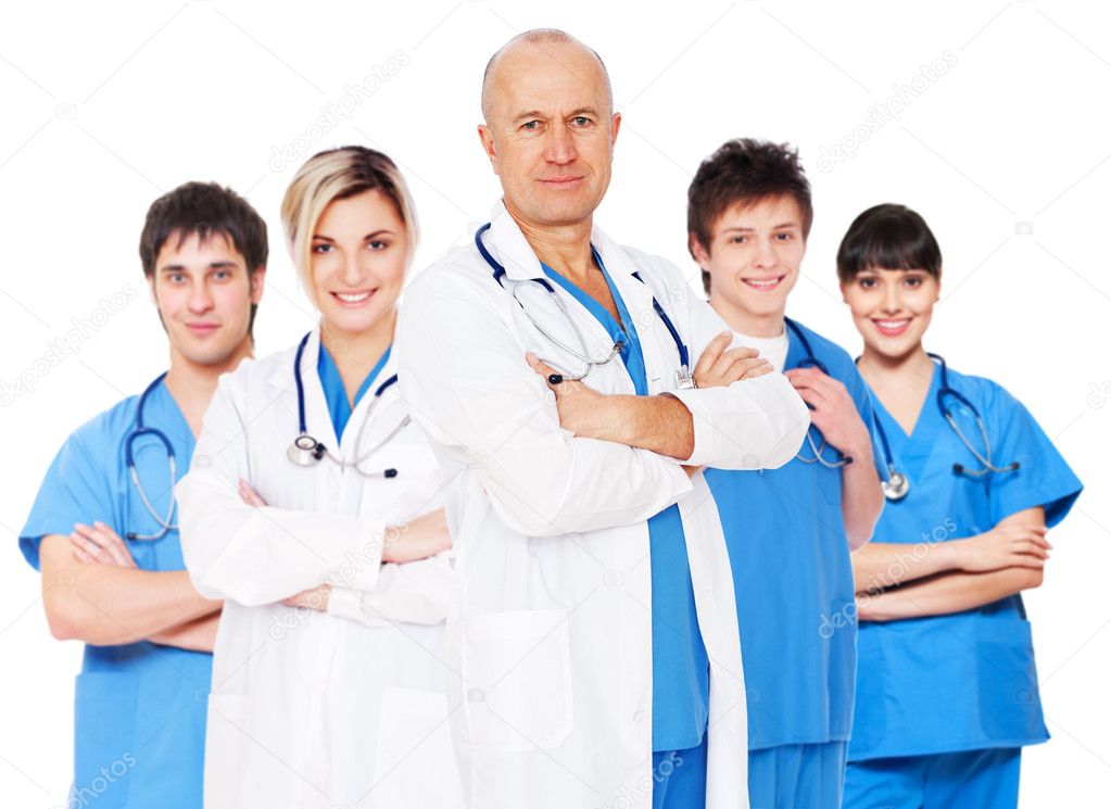 Doctor and his team