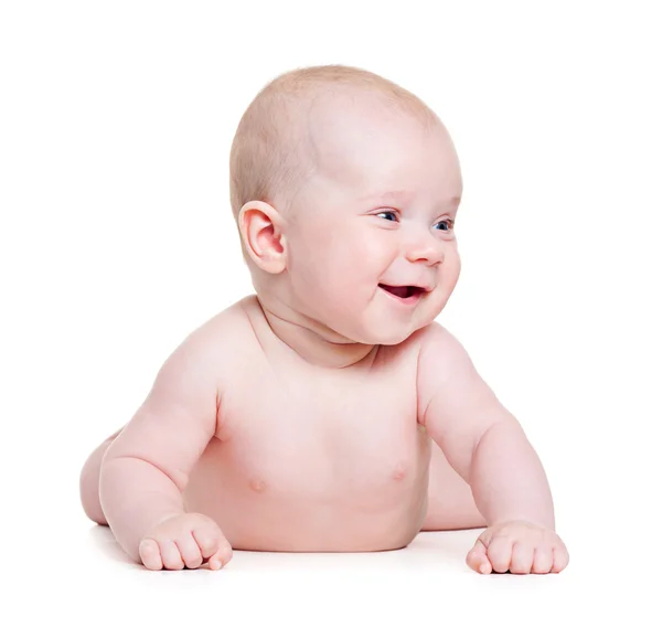 Pretty little boy is crawling — Stock Photo, Image