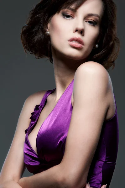 Portret van sexy glamour model — Stockfoto