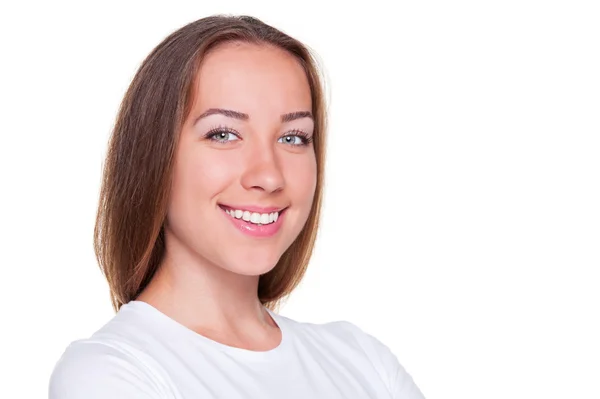 Smiley young woman — Stock Photo, Image